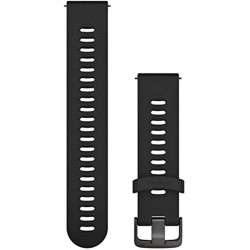Cinturini a sgancio rapido (20 mm) Black, fibbia Slate 010-11251-1g